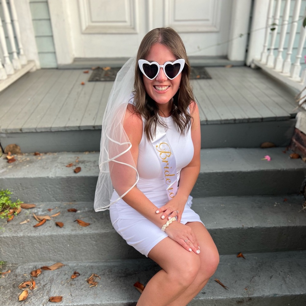 White body con dress